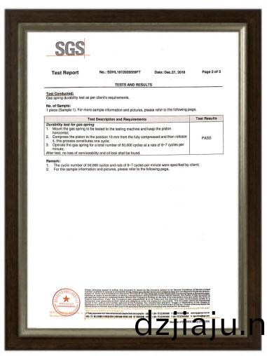 SGS檢(jian)測報告